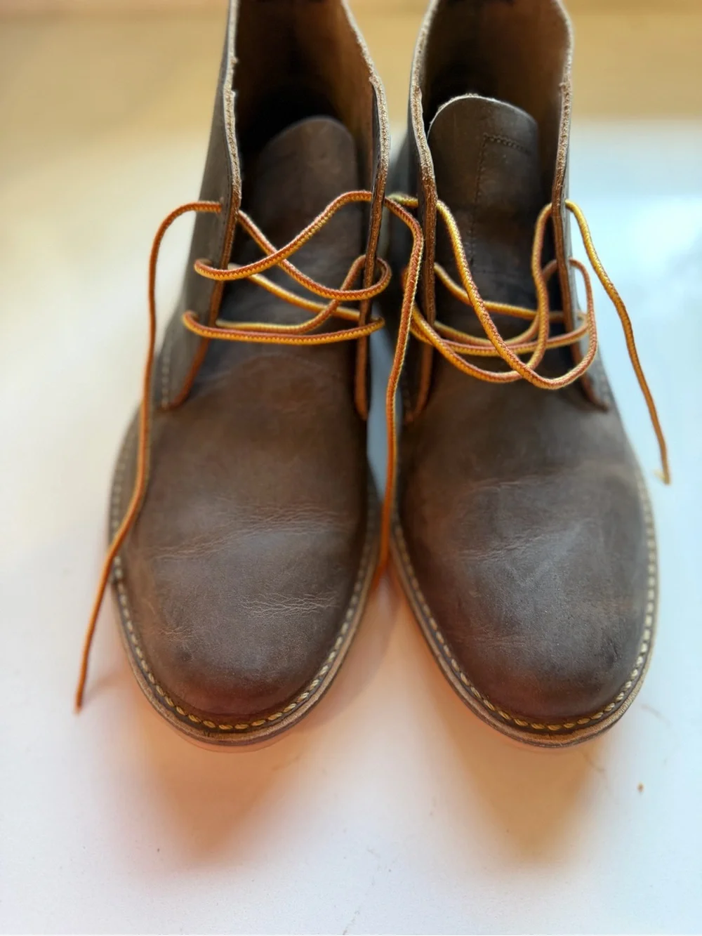 Red wing NWOT distressed leather chukka weekender boots men’s size 7.5 D classic